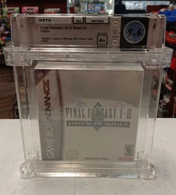 GBA- Fantasy I & II Dawn Of Souls (Gameboy Advance) *SEALED* (WATA 9.6 A+)  - Image 1 of 4