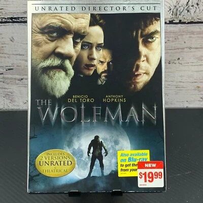 The Wolfman * Unrated Director's Cut [2010 DVD] Benicio Del Toro Anthony Hopkins - Image 1 of 4