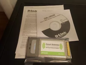 Wireless Notebook Adapter Super G MIMO D-Link 108Mbps DWL-G650M - Picture 1 of 1