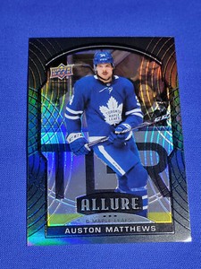 2020-21 Upper Deck Allure Auston Matthews Black Rainbow Parallel SP #69