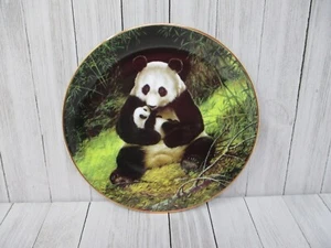 1988 placa de coleccionista The Panda de Will Nelson W.S. George Bradford Exchange - Imagen 1 de 10
