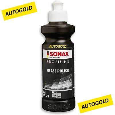 SONAX PROFILINE GLASS POLISH elimina graffi opacità parabrezza lunotto vetri