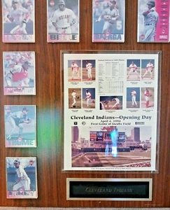 Cleveland Indians Eröffnungstag 1994 Plakette -- Erstes Spiel im Jacobs Field - Bild 1 von 9