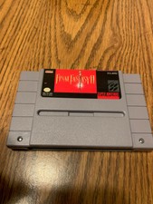 Final Fantasy II (Super NES Nintendo SNES) FF FF2 FFII video game cart authentic