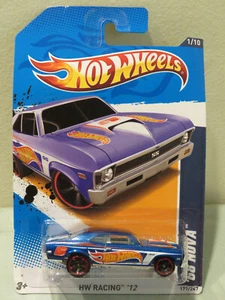 MOC Hot Wheels HW Racing '12 '68 Nova Blue 1/10, 171/247 Lot 2 - Picture 1 of 2