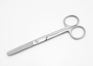 chirurgische Schere, Schere stumpf/stumpf ger. 14 cm - Bild 1 von 2