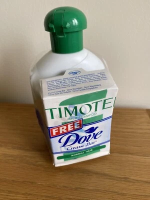 Timotei Vintage Shampoo With Dove Soap NEW OLD STOCK Elida Faberge Rare Late 80s
