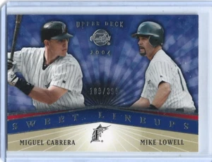Miguel Cabrera/Mike Lowell - 2004 Sweet Spot Sweet Lineups #216 (189/399) - Bild 1 von 2