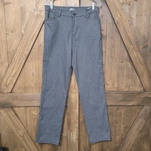 Pantalones para mujer Lee talla 10 largos calce relajado pierna recta tiro medio negro blanco - Imagen 1 de 7