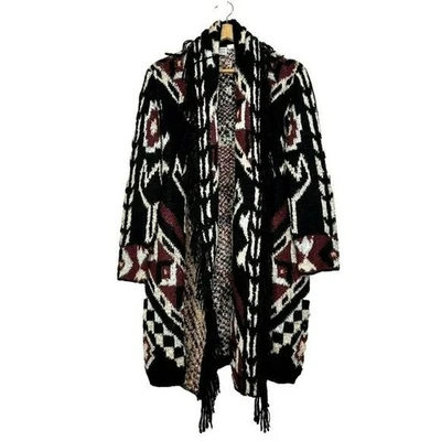 Cárdigan Suéter Anthropologie Talla XS/S Azteca Suroeste Flecos Western Boho Foto 1 de 4