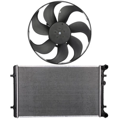 Radiator Cooling Fan Kit For 2011-2014 Volkswagen Clasico & 2000-2004 Audi TT Foto 1 de 4