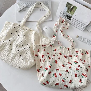 Floral Shoulder Bag Large Capacity Underarm Handbag Fashion Tote Bags - Picture 1 of 18