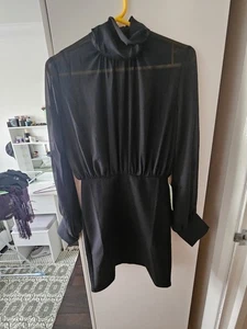 H&M Black Short Dress xs size - Picture 1 of 5