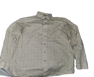 LL Bean Men's Twill Sport Shirt long-Sleeve XL - REG White Wrinkle Resistant - Picture 1 of 6