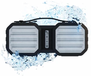 Coby Ranger kabelloser tragbarer Lautsprecher mit Bluetooth 5.3 und UKW-Radio, IPX5 Wasser - Bild 1 von 12