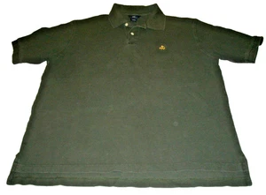 Brooks Brothers 346 dunkelgrünes Polo Kurzarm Logo Embror. Golfshirt - Größe L - Bild 1 von 8