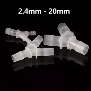 Y-Type Three Way Plastic Connector3Joint Pipe Reducer Splitter Fittings 2.4-20mm - Picture 1 of 32