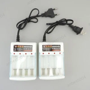 4-Slots Charger Aa Aaa 1.2V Ni-Cd Charging for Battery Power Charger Us/Eu Plug - Picture 1 of 8