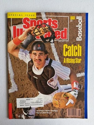 Sports Illustrated Magazine April 5, 1989 Benito Santiago Baseball Preview - JH2 - Image 1 of 2