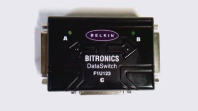 Belkin~F1U123~Bitronics~Data Switch~3 Parallel Port~Pre Owned - Image 1 of 4