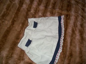 BCX Girl Kid Skirt -Skort Size 5 - White - Picture 1 of 4