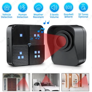 Drahtloses Einfahrt Alarm Sensor Sicherheitssystem Home Garten Indoor&Outdoor - Bild 1 von 16