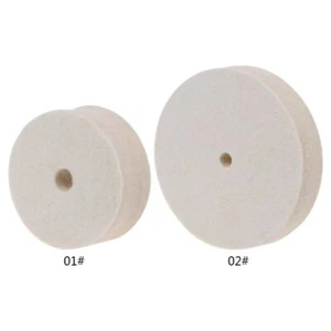 2/4 Inch Polishing Buffing Grinding Wool Felt Wheel Polisher Abrasive Disc Pad F - Picture 1 of 10
