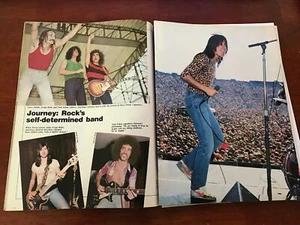 1982 VINTAGE LOT OF 2 MAGAZINE ARTICLE/CLIPPINGS OF JOURNEY SELF DETERMINED BAND - Picture 1 of 3