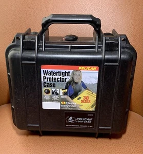 Pelican 1300 Watertight Mini-D Hard Case with Foam Insert - Picture 1 of 6