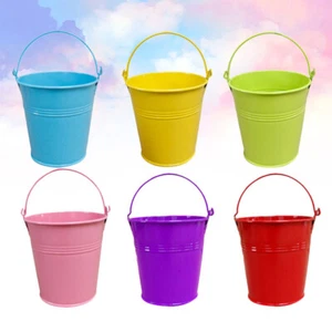 20pcs Tinplate Bucket Wedding Pail Miniature Metal Tin Buckets - Picture 1 of 11
