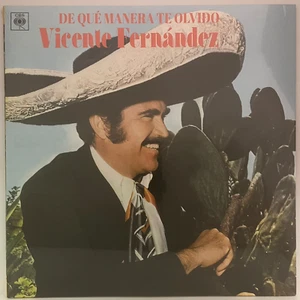 VICENTE FERNANDEZ -DE QUE MANERA TE OLVIDO- 2022 EUROPEAN LP ALBUM SEALED - Foto 1 di 2