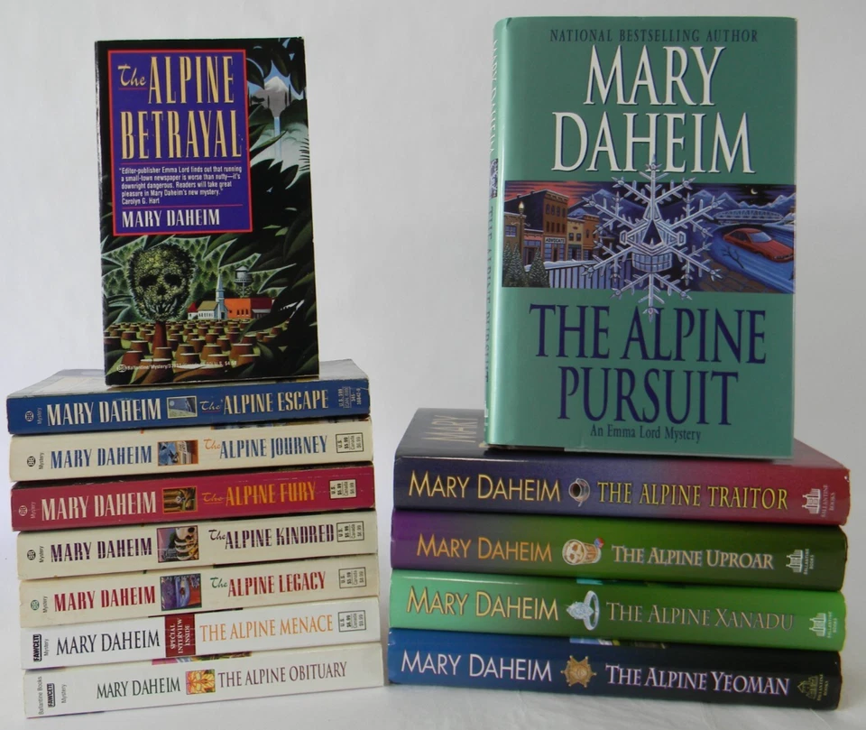 Lot of 13 Emma Lord mysteries by Mary Daheim HB/PB some 1st Editions - VG - Image 1 of 3