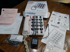 Williams Sound Teletalker Amplified phone Large Button HAC TEL 040 AC Adapter - Picture 1 of 12