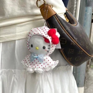 Raincoat Kitty Plush Doll Keychain Cute Cat Shoulder Backpack Pandants Gift - Bild 1 von 4