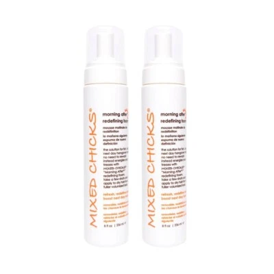 2X Mixed Chicks Morning After Redefining Hair Foam, 8oz SHIPS FREE Missing Cap - Image 1 of 2