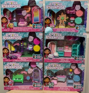 Gabby's Dollhouse Rooms Carlita Baby Box Cakey DJ Catnip Pillow Cat You Choose - Picture 1 of 63