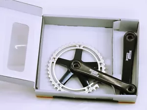 Sturmey Archer FCT62 Black Fixed Gear Track Chainset 42T 170mm 144BCD - Picture 1 of 3