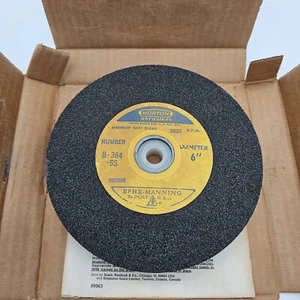 Neu im Karton Norton Abrasives BS-384-SS 6" x 3/4" Tisch- & Standschleifscheibe - Bild 1 von 5