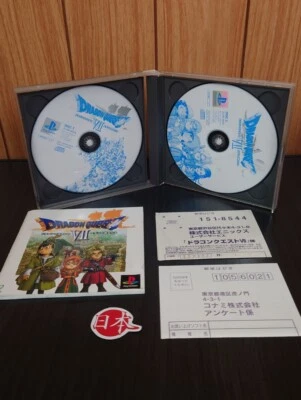 DRAGON QUEST VII PS1 7 Playstation 1 PS1 + MANUAL FREE SHIPPING - Image 1 of 4