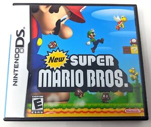 Game Case and Manual NO GAME New Super Mario Bros Nintendo DS Authentic