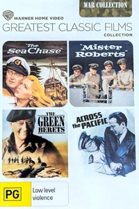 The Sea Chase /Mister Roberts /Green Berets /Across the Pacific DVD Set - Picture 1 of 2
