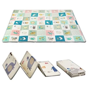 71"x79" Baby Play Mat Kids Crawling Soft Activity Floor Playmat 2 Side - Picture 1 of 11