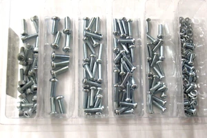 Carburetor float bowl screw and bolt assortment 210 piece kit Keihin Mikuni carb - Picture 1 of 1