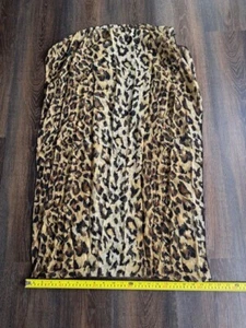 Animal Print Headband Scarf Cheetah Leopard Brown Black 68" - Picture 1 of 2