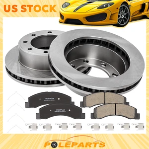 Rotores delanteros y pastillas de freno 4x4 para Ford Excursion F-250 F-350 Super Duty 1999-04 - Imagen 1 de 16