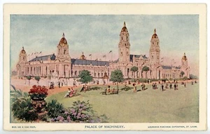 Postcard Palace of Machinery Louisiana Purchase Exposition St Louis MO Undivided - Picture 1 of 2