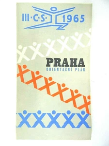 Stadtplan Prag von 1965 - Bild 1 von 5