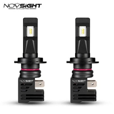 NOVSIGHT 2x H7 Bombillas de faros LED 6000K haz alto bajo para Mercedes-Benz C63 AMG Foto 1 de 4
