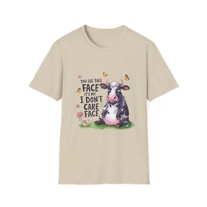Funny Cow T-Shirt, Perfect for Farm Lovers, Gifts for Her, Humorous Tee, Casual - Picture 1 of 25