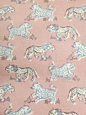 Jay Yang Whimsical Kitty Cotton Fabric by the yard - Image 1 of 4